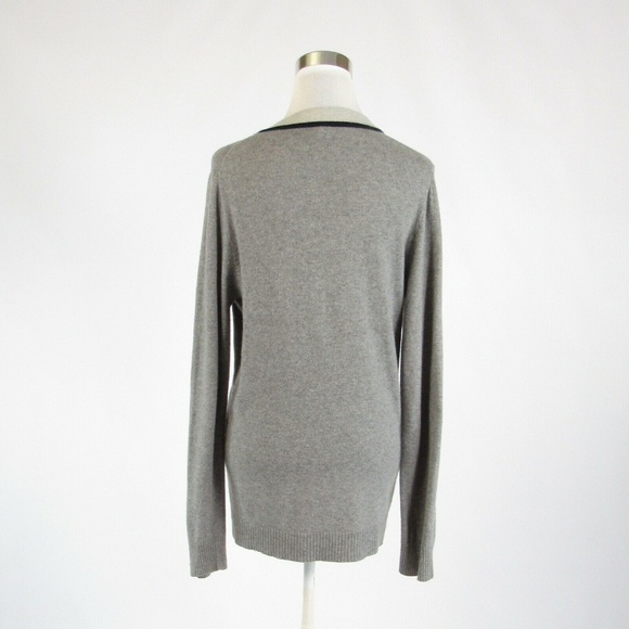 J. Crew gray cardigan sweater XL - Picture 7 of 8